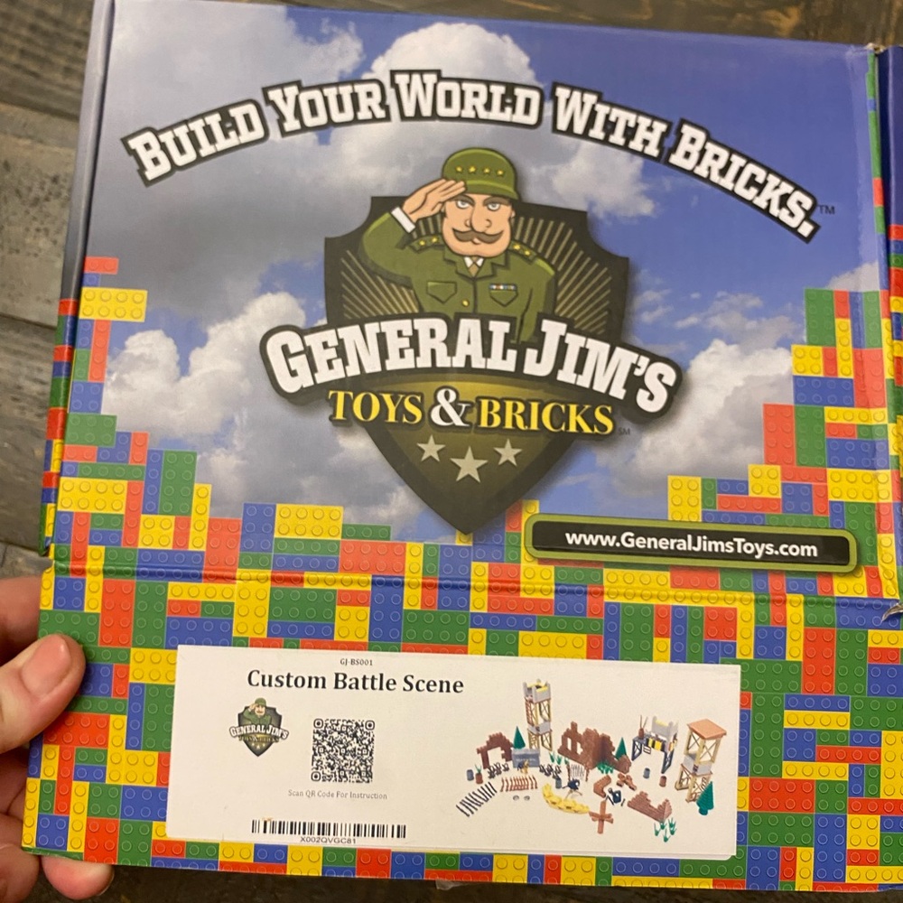 General Jim’s WWII Weapons Battle Scene – Military Building Blocks Set